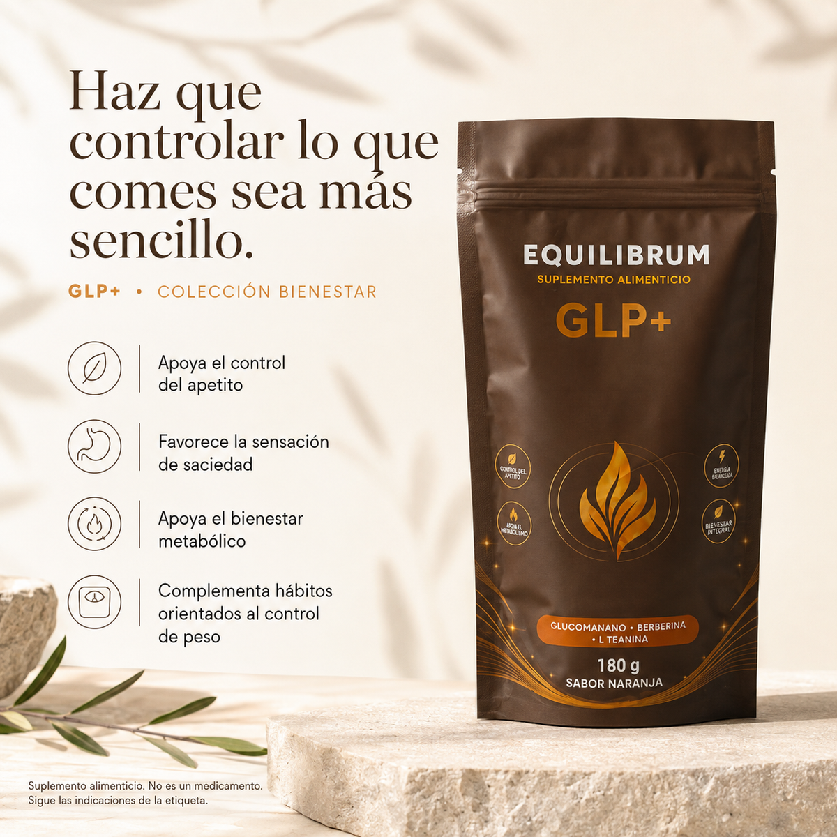 Equilíbrum GLP+ — apoya el control del apetito, la saciedad y el bienestar metabólico