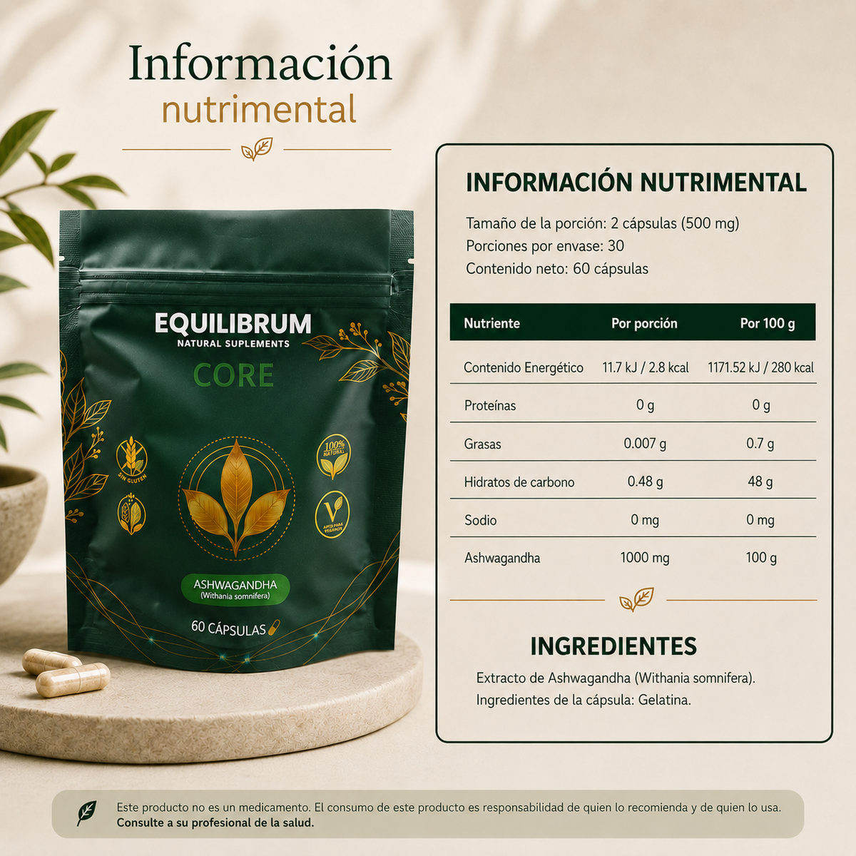 Equilíbrum Core | Control del Cortisol