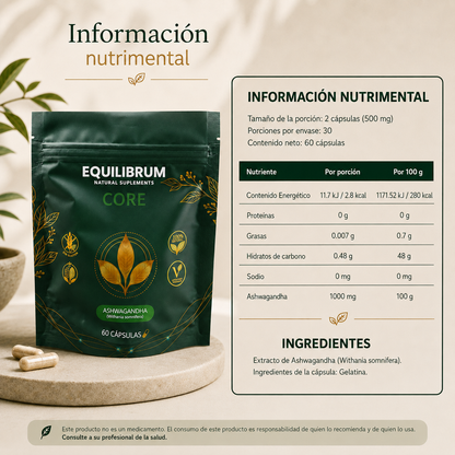 Equilíbrum Core | Control del Cortisol